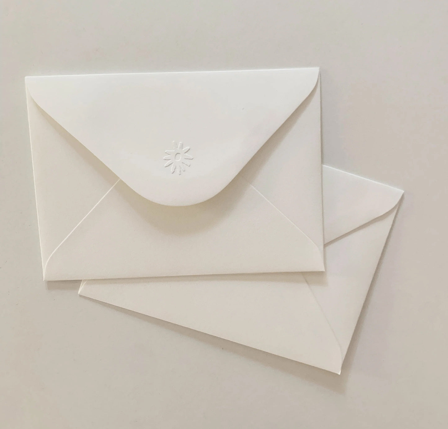 Giftcard embossed textured envelope