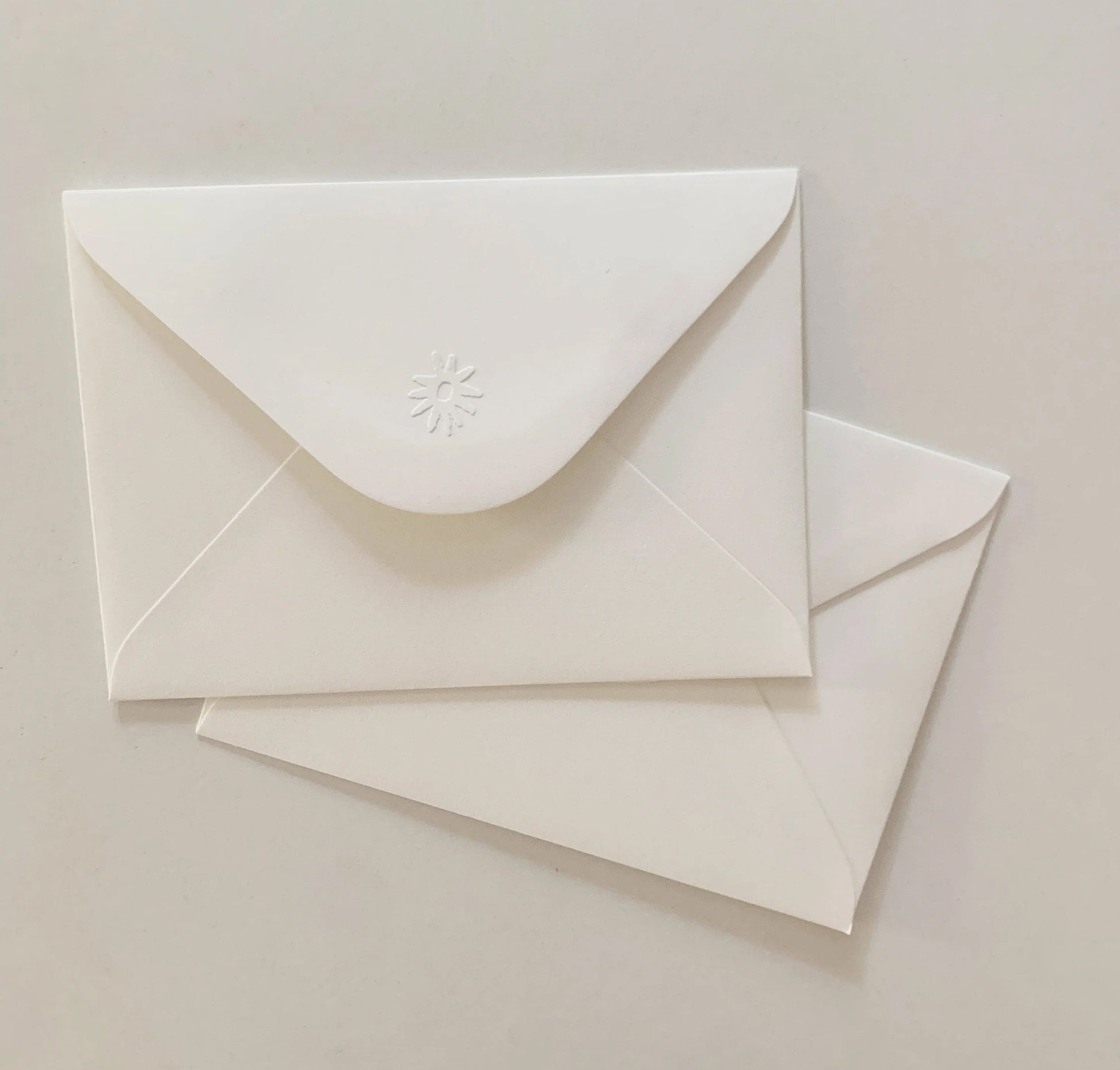 Giftcard embossed textured envelope 